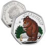 The Gruffalo and Mouse 2019 UK 50p Silver Proof Coin