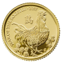 Lunar Year of the Rooster 2017 UK Tenth Ounce Gold Brilliant Uncirculated Coin