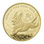 Lunar Year of the Dog 2018 UK Five Ounce Gold Proof Coin