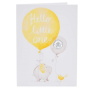 Hello Little One 2019 Silver Penny Baby Card in Yellow