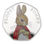 Flopsy Bunny™ 2018 UK 50p Silver Proof Coin