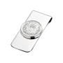 Sterling Silver Money Clip with 2020 Sixpence